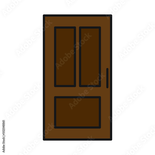 Door vector for website symbol icon presentation