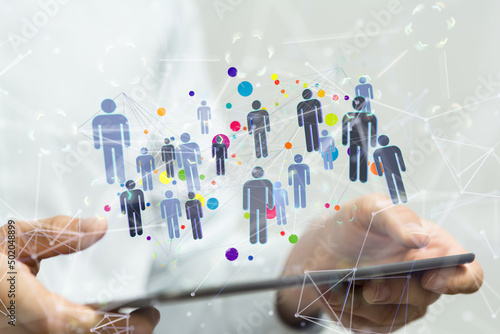 internet net and data digital concept