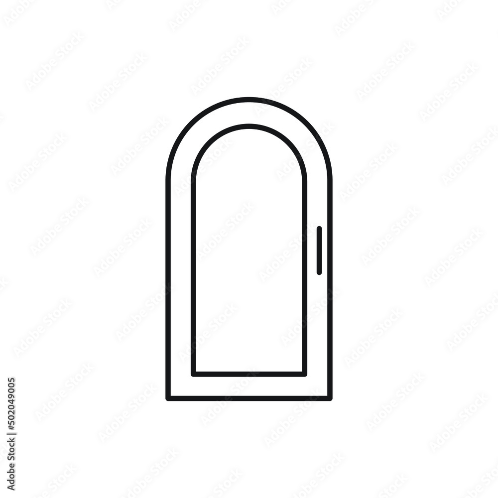 Door vector for website symbol icon presentation Door vector for website symbol icon presentation