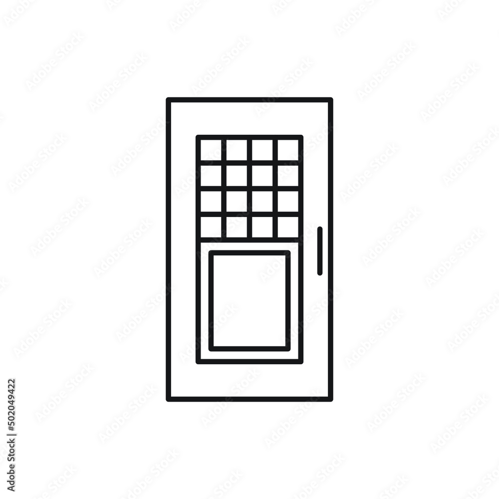 Door vector for website symbol icon presentation Door vector for website symbol icon presentation