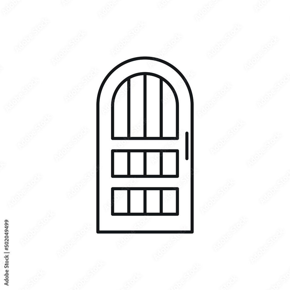 Door vector for website symbol icon presentation Door vector for website symbol icon presentation