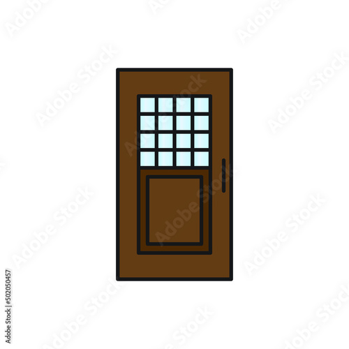 door vector for website symbol icon presentation