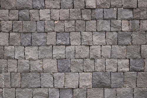 Gray stone wall texture pattern background