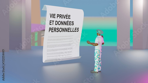 Konstfotografi Metaverse, droit à l'oubli, respect de la vie privée, données personnelles, RGPD GDPR web rgpd gdpr