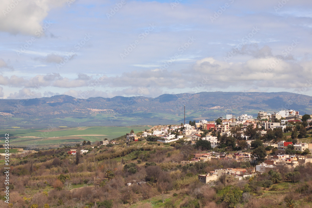 Meknes city panoramic view , Morocco