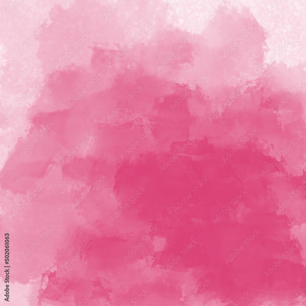 Obraz premium Pink watercolor art, love texture, watercolor background 