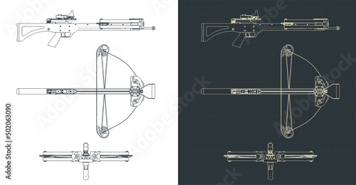 Block crossbow blueprints