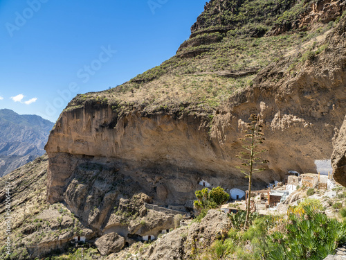 Acusa Seca caves in Grand Canary island, Spain.