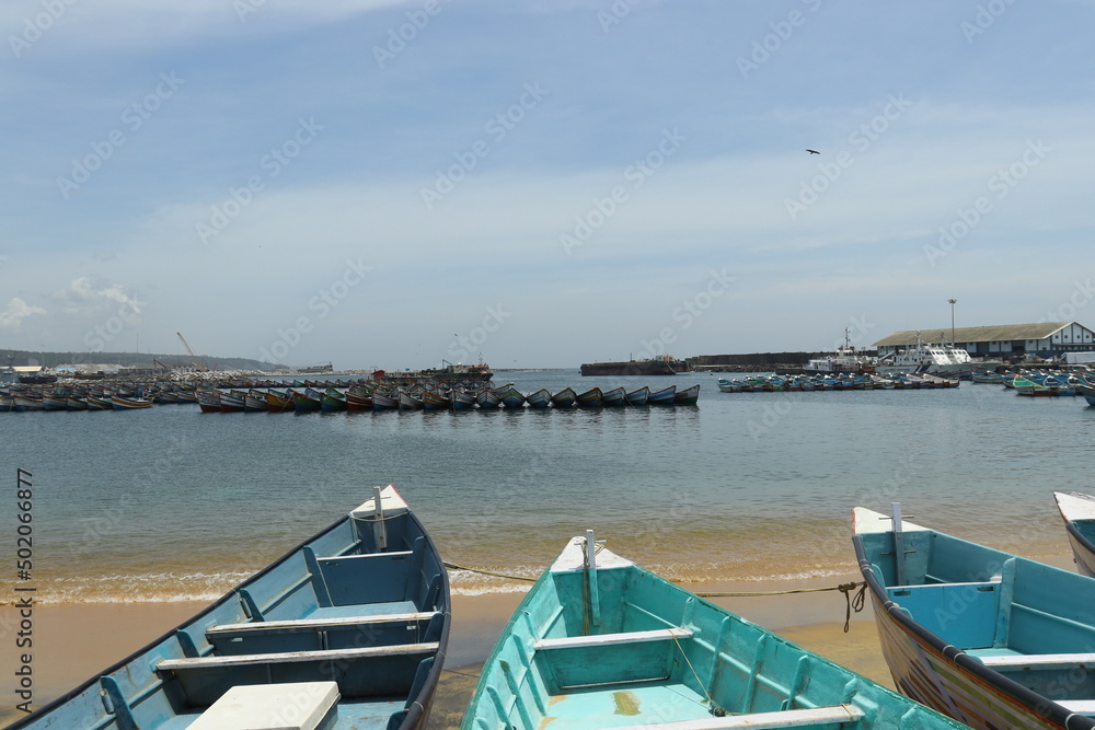 boats in the harbour