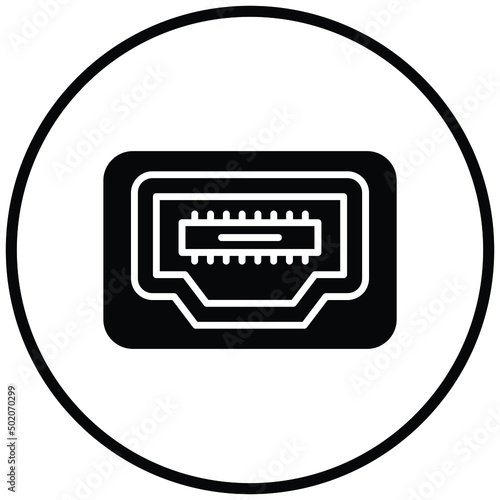 Hdmi Port Icon Style
