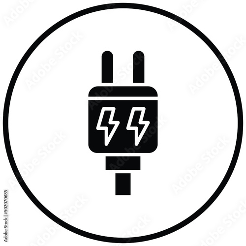 Power Plug Icon Style