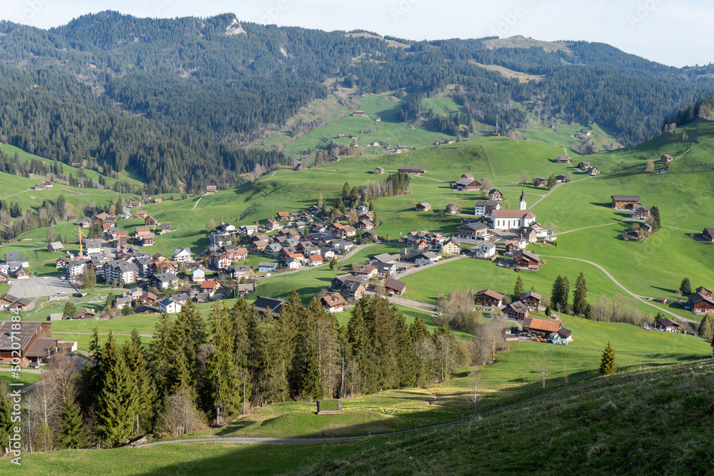 Schweiz bei Oberiberg in der Nähe von Roggenstock bei Schwyz