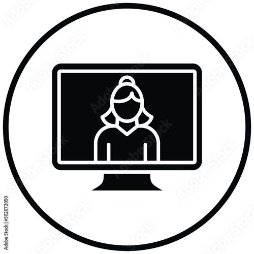 News Anchor Icon Style