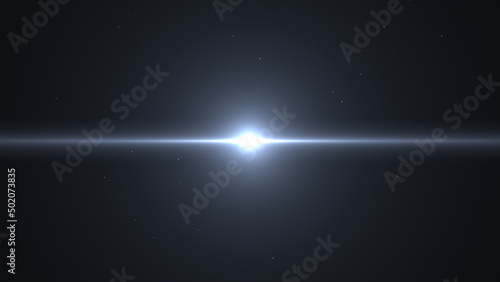 Bild auf Leinwand flare_black