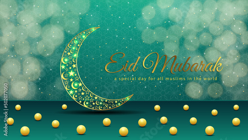 Eid Mubarak Islamic background