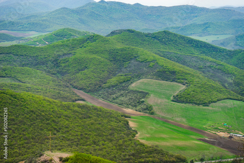 Mountain landscape of Shida Kartli, Georgia