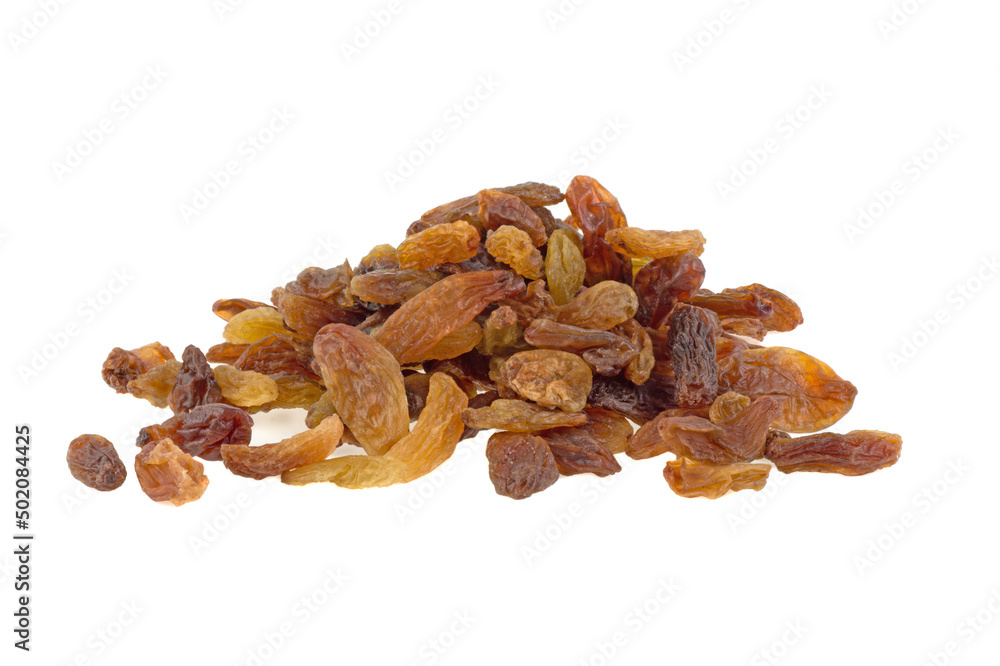 dried grapes isolated on white background dried grapes isolated on white background
