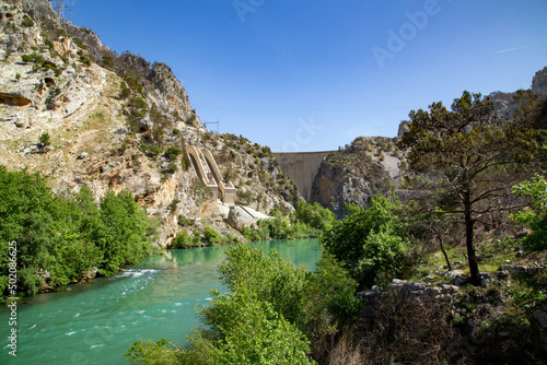 river in the mountains