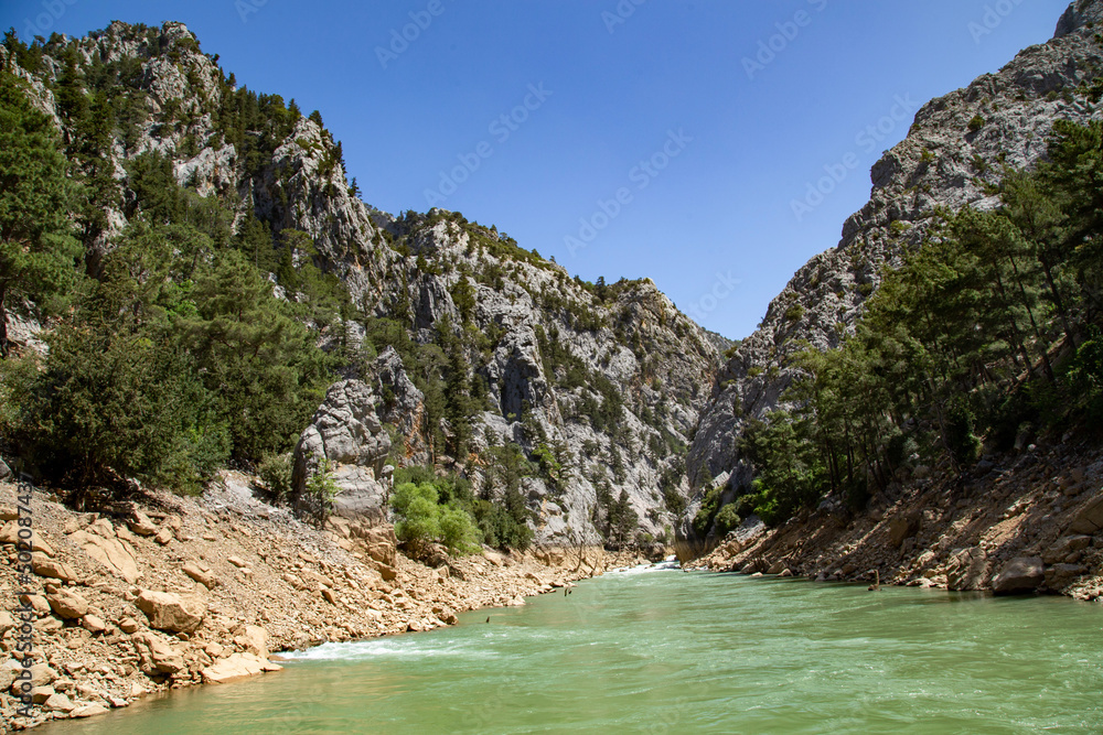 river in the mountains