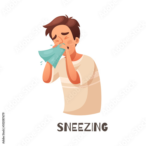 Allergy Symptom Illustration