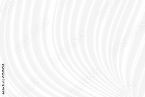 Abstract white and gray gradient color curve background, wave overlapping. 