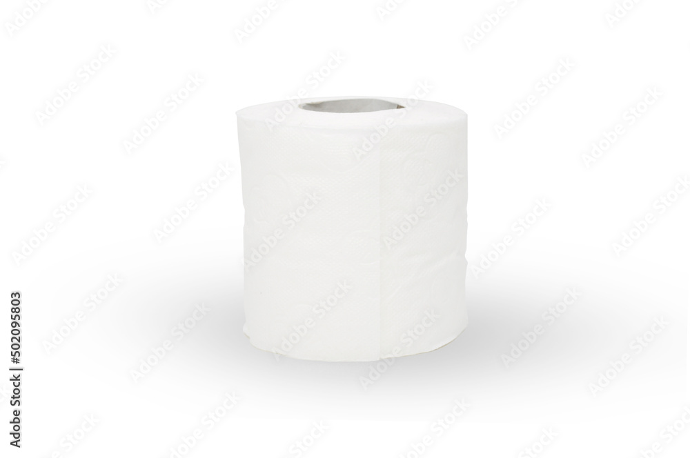 white toilet paper roll on white background white toilet paper roll on white background