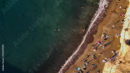 Playa de los Guíos in Tenerife, Spain