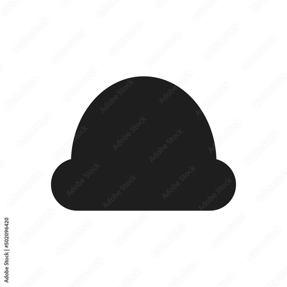 Simple picture of a hat - gentleman vector. Simple picture of a hat - gentleman vector.