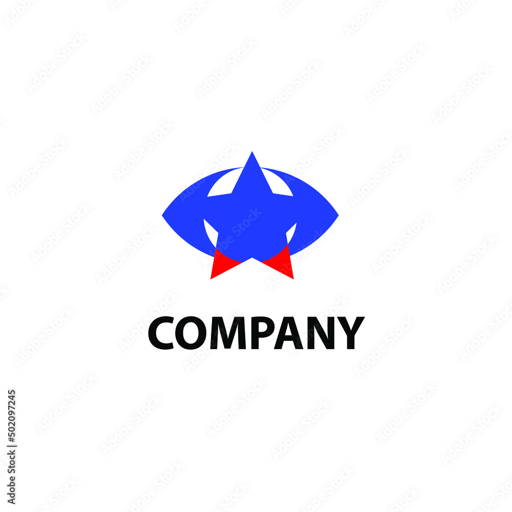 Simple logo of stars in flanks Simple logo of stars in flanks