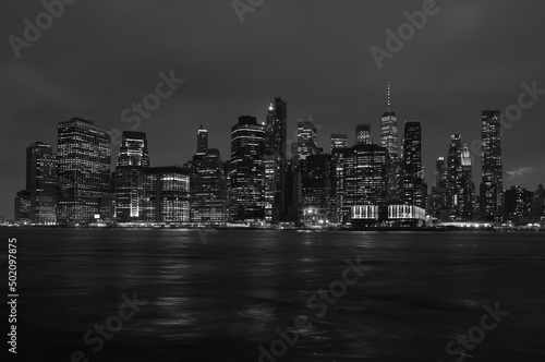 View of Manhattan at night © Halytskyi Olexandr
