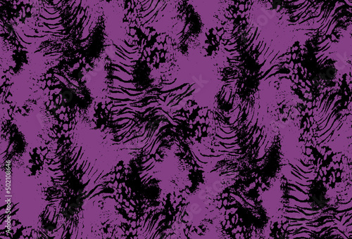 Wallpaper Mural Seamless leopard pattern, animal print. Torontodigital.ca