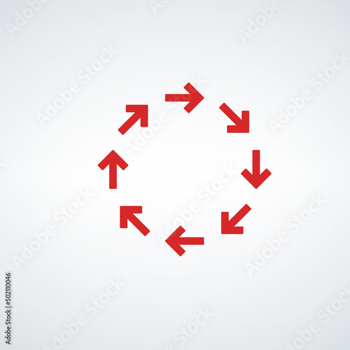 Abstract circle made out of...