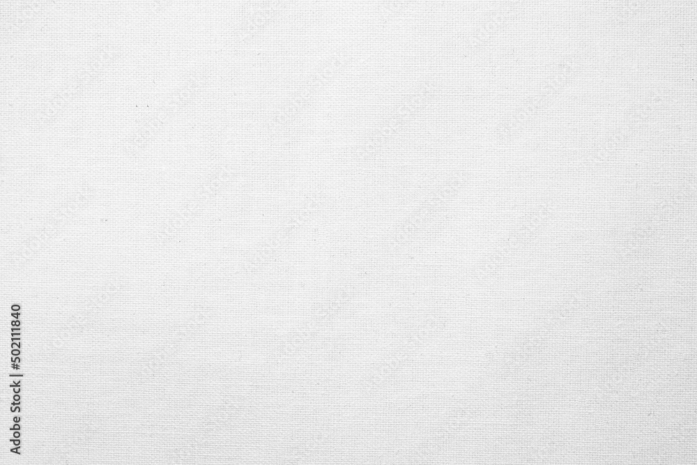 White abstract cotton towel mock up template fabric on with background. Wallpaper of artistic wale linen canvas. Blanket or Curtain of pattern and copy space for text decoration. 