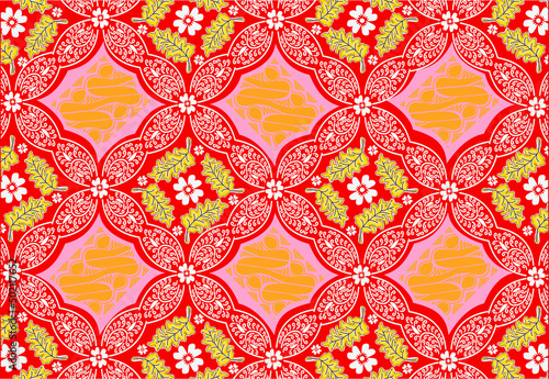 Indonesian batik motif, Batik is a technique of wax-resist dyeing applied to whole cloth, or cloth made using this technique originated from Indonesia