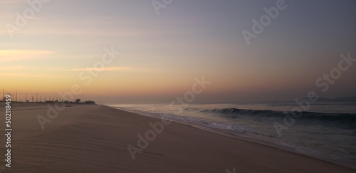 sand sun sunset cloud landscape sea © Adobe