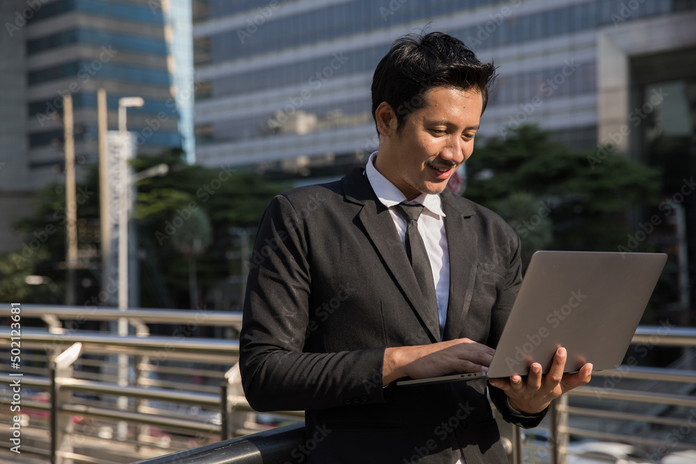 Businessman Outdoors Businessman Outdoors