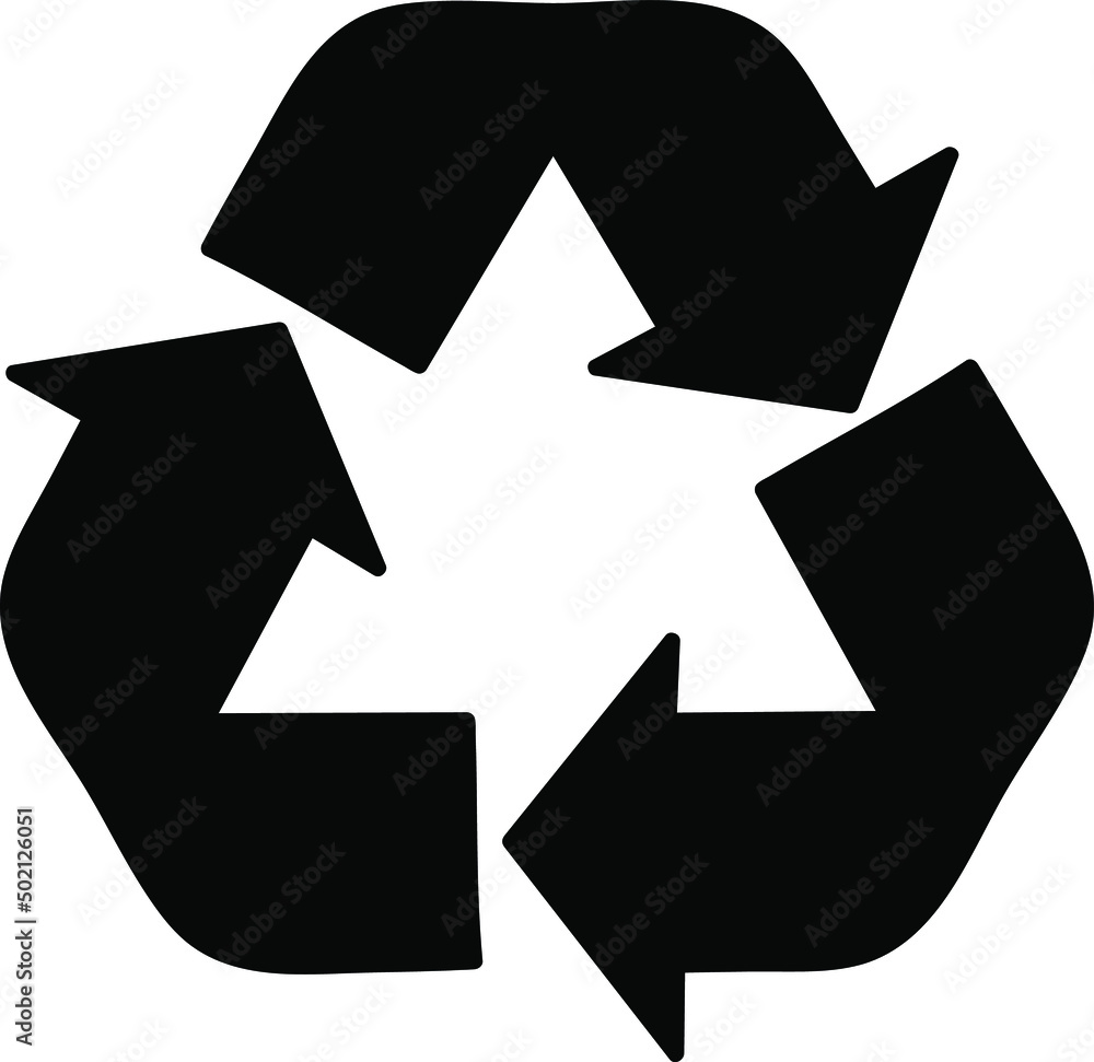 Recycle icon, Recycle icon vector, in trendy flat style isolated on white background..eps Recycle icon, Recycle icon vector, in trendy flat style isolated on white background..eps