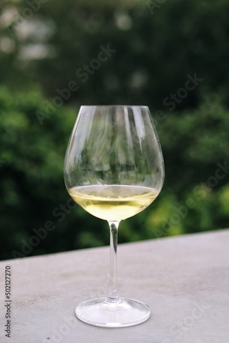 glass of white wine