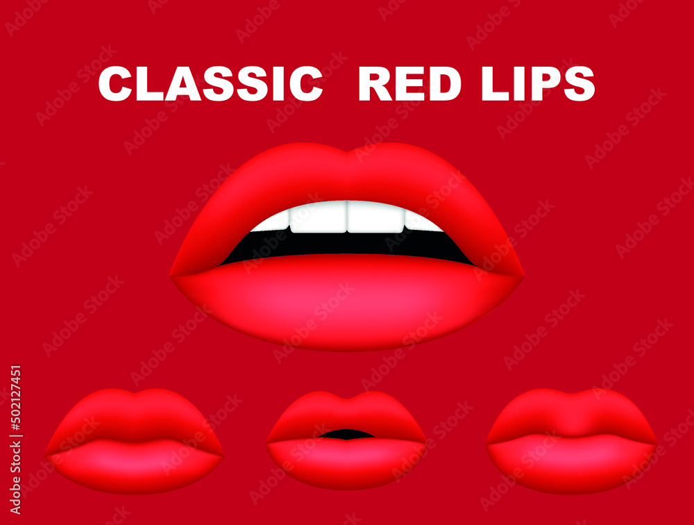 illustration of lips