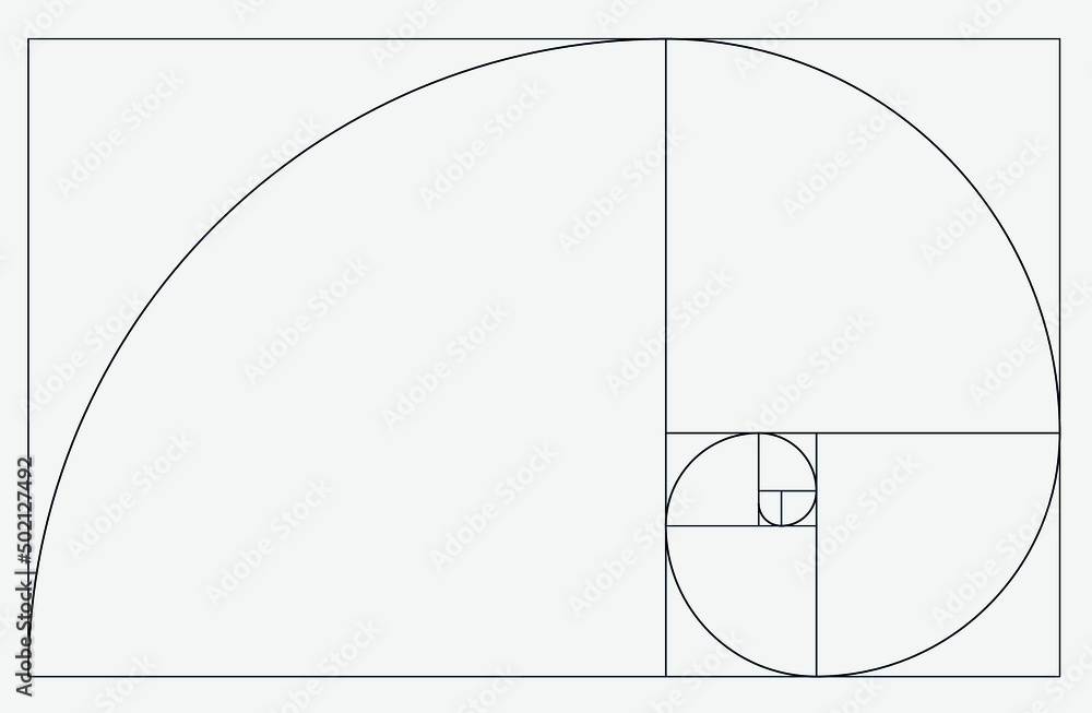 golden spiral for illustration golden spiral for illustration