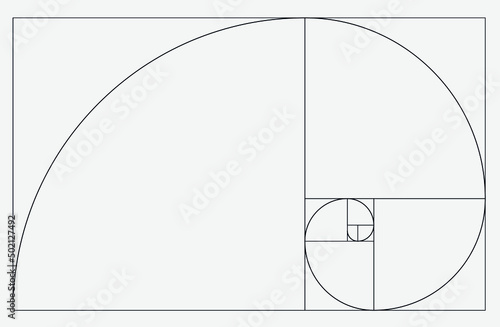 golden spiral for illustration