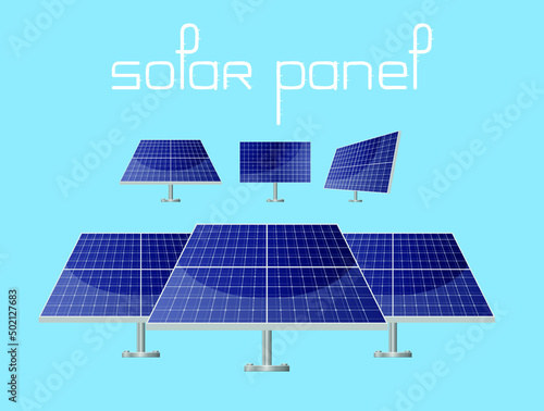 solar panels on the roof