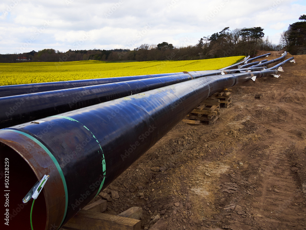 Construction of The Baltic Pipe to supply gas From the North Sea in Norway via Denmark to Poland important as part of the War in Ukraine Construction of The Baltic Pipe to supply gas From the North Sea in Norway via Denmark to Poland important as part of the War in Ukraine