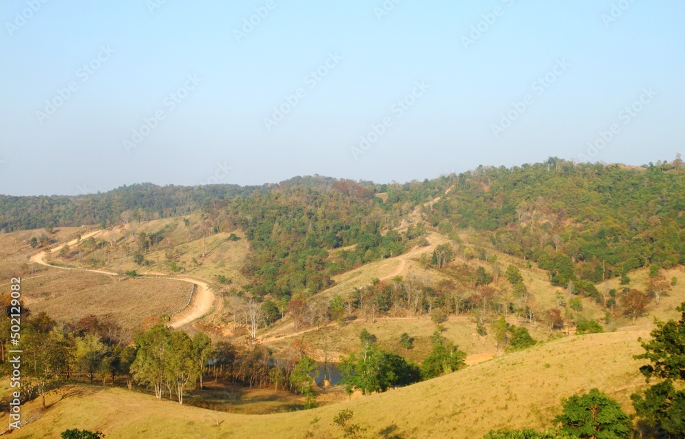 mountain view of KHAO PHAENGMA NON-HUNTING AREA THAILAND mountain view of KHAO PHAENGMA NON-HUNTING AREA THAILAND