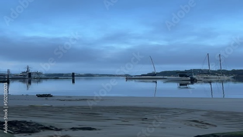 Early Morning Cloudy Bay Time-lapse 