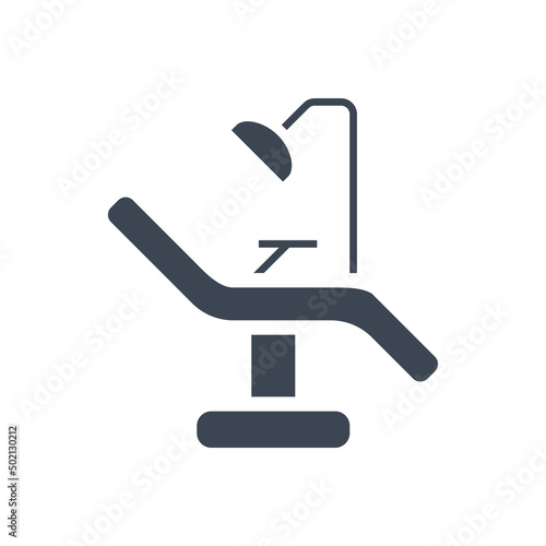 Dental Chair Glyph Icon