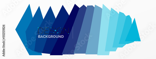 Background colorful shapes template. Wallpaper for concept of AI technology, blockchain, communication, 5G, science, business and technology