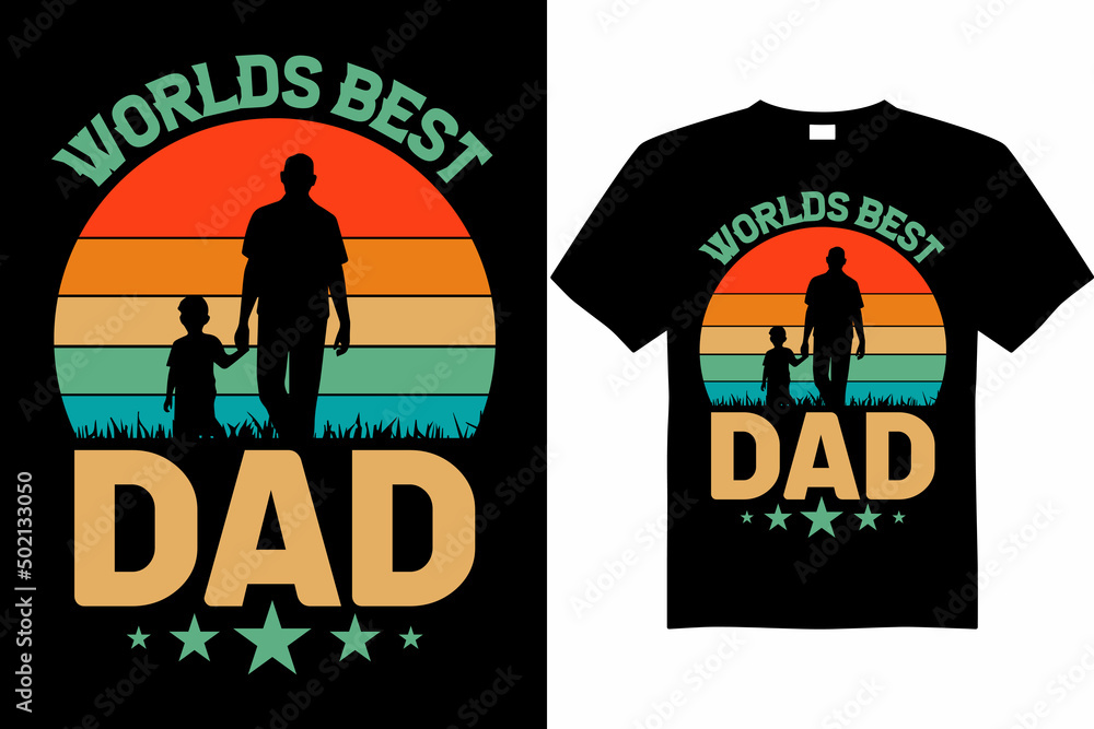father's day t-shirt design vector father's day t-shirt design vector