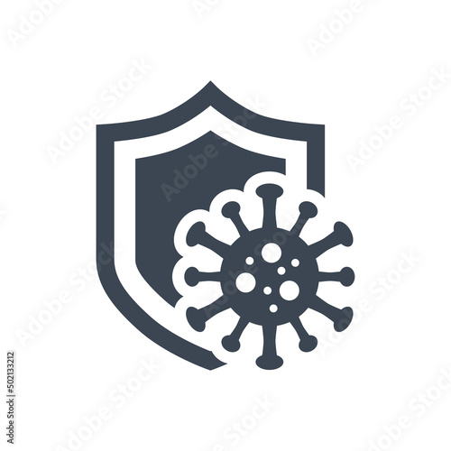 Coronavirus Protection related vector glyph icon