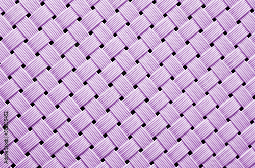 White wicker pattern, rough textile texture of wicker type